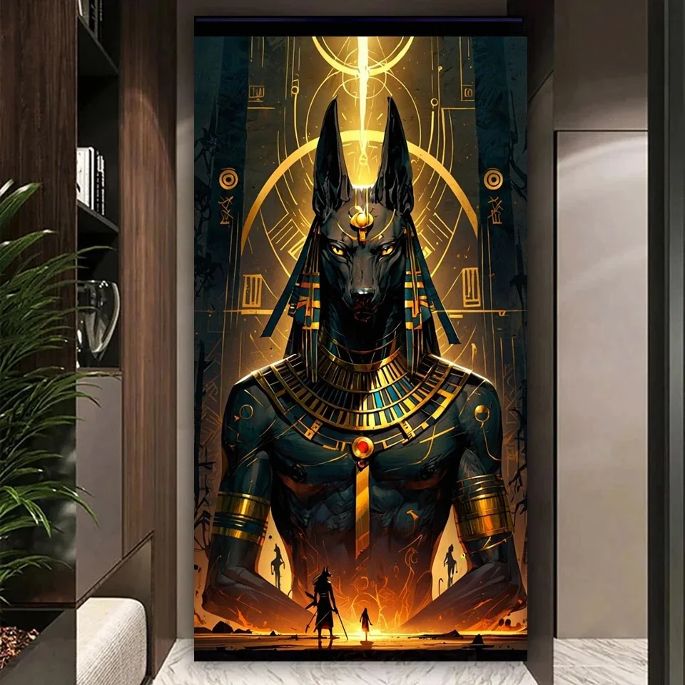 Osiris The Divine,Egypt Anubis,Diamond Painting Large Diy Full Square Round Diamond Mosaic Eye of Horus Embroidery Cross stitch