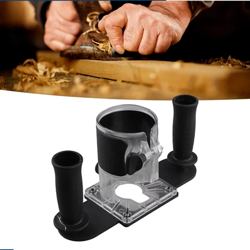 A81M New Woodworking Edge Trimming Machine Auxiliary Support Bottom Slotted Balance Plate Inverted Bracket Milling Groove Tools