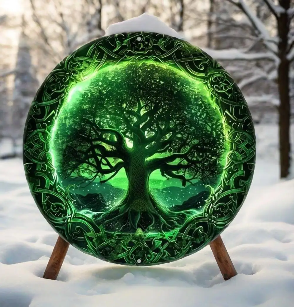 

2D Retro Aluminum Round Wall Decoration,Round Wall Decoration