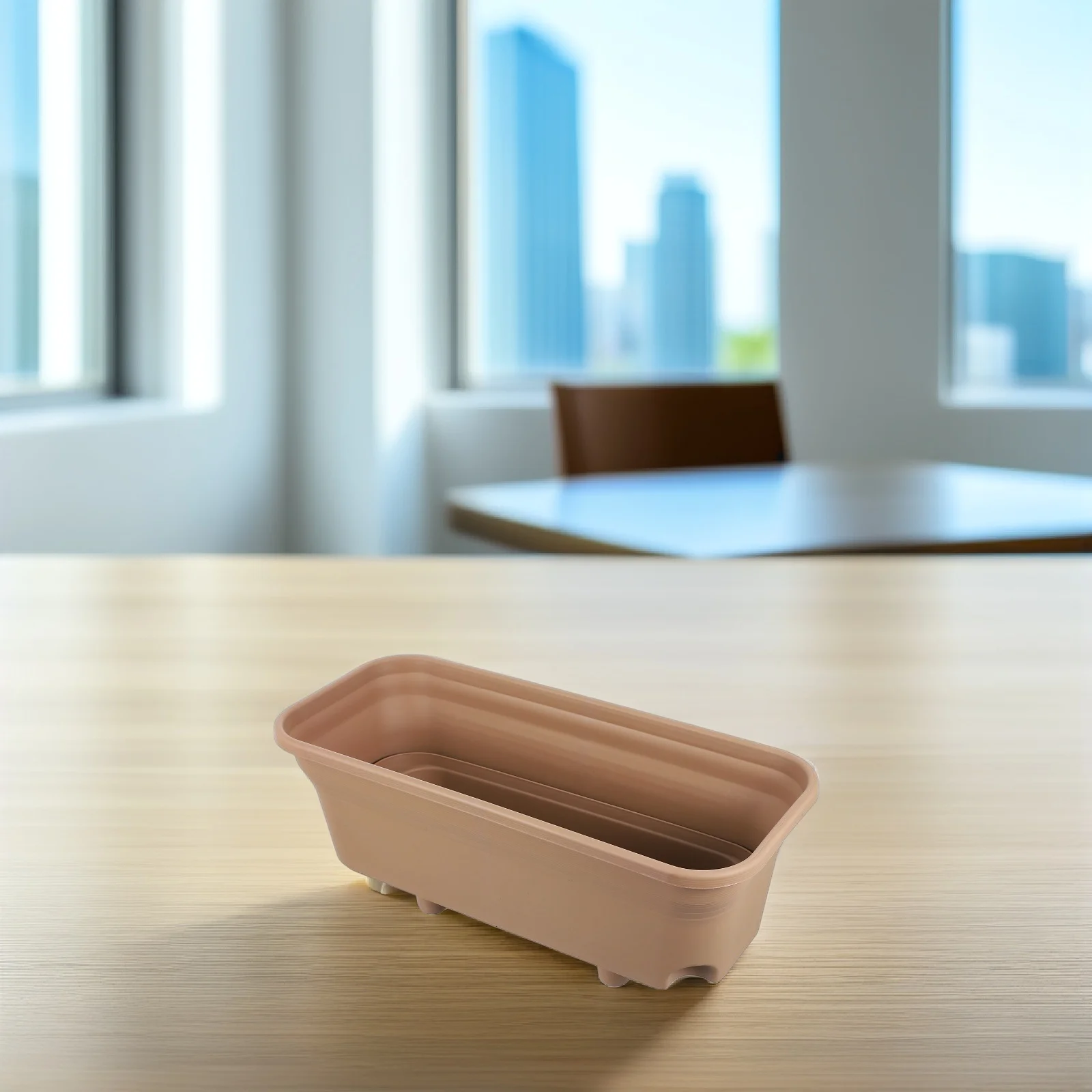 

Automatic Water Absorbent Flower Pot Pots Box Self-watering Planter Self-absorbing Plastic with Drainage Function Office Indoor