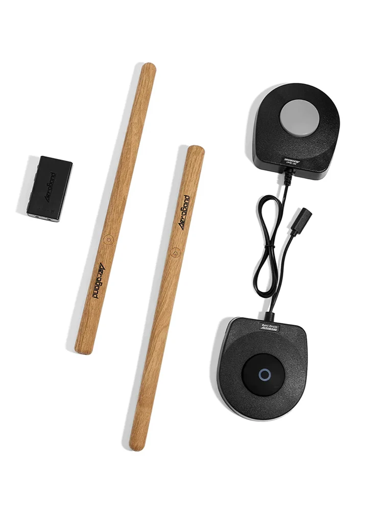 AeroBand PocketDrum 2 MAX  Somatosensory Digital Electronic Air Drum Stick Set Drumsticks & Foot Pedals & Bluetooth Adapter