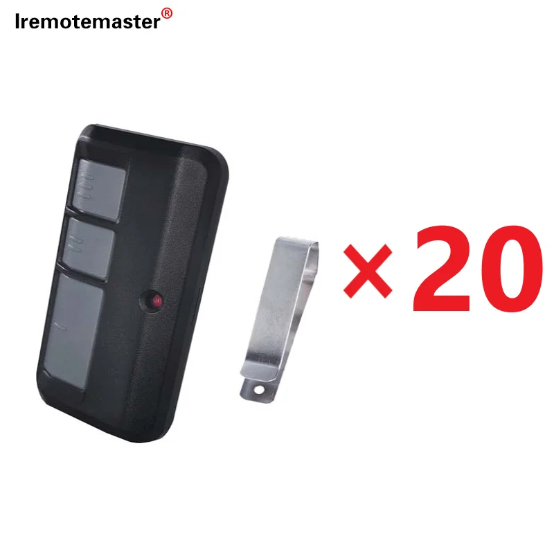 For LiftMaster 893Max Security+ 2.0 3-Button Gate Operator Remote Control with Visor Clip