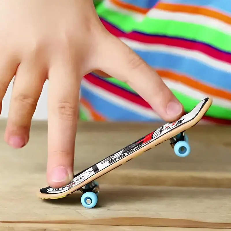 Mini Skateboard Toy Finger Skateboard Shoes Toys Colorful Finger Skates Toys Mini Sneakers For Kids Boys Girls Finger Breakdance