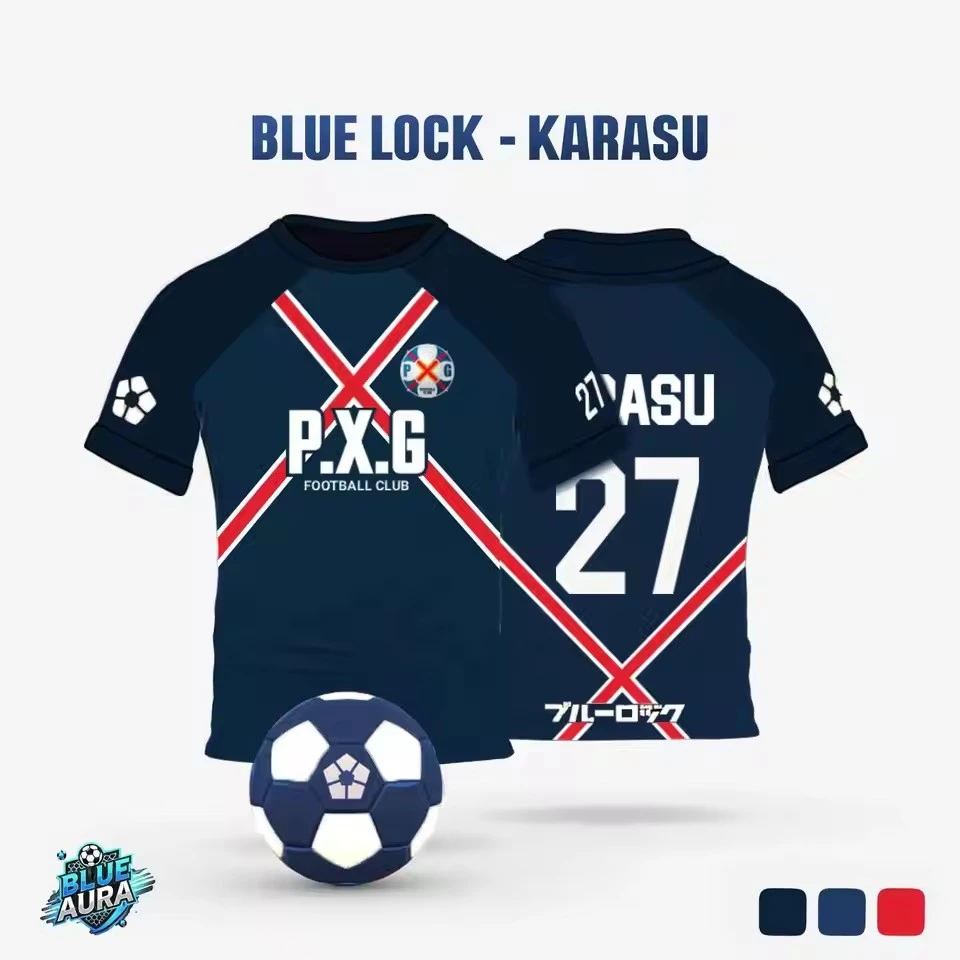 

Anime Blue Lock Jersey 3D P.X.G Print Men's T-Shirt Summer Outdoor Sports Short Sleeve Harajuku Manga Y2K Tees Breathable Tops