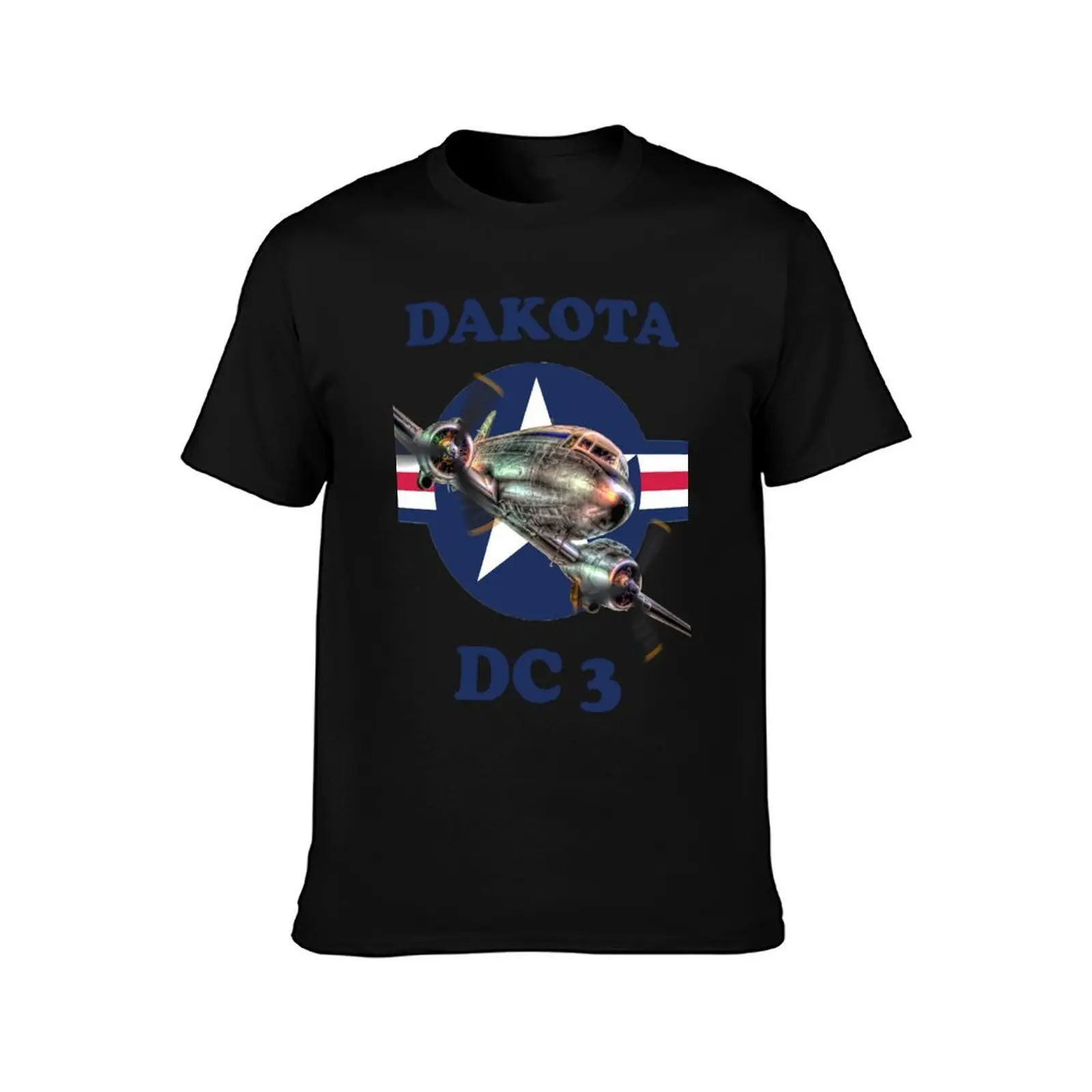 Douglas DC3 Dakota Tee Shirt T-Shirt Soft Basic Cotton Short Sleeve Tee T-Shirt