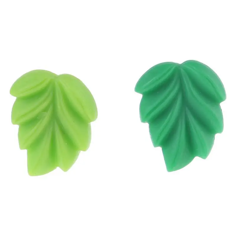 30 قطعة من دبابيس ضغط أوراق الشجر من Bview Art - مسامير إبهام نباتية من الراتنج لجدار الصور ولوحة الإعلانات (ديكور نباتي لطيف)