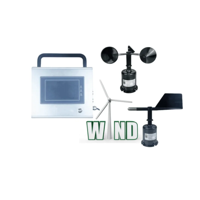 Plastic Wireless Wind Speed & Direction Display Recorder Station With Software