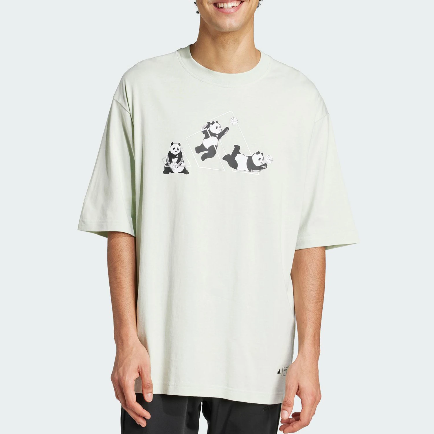 

Adidas genuine 2025 Summer Edition Men's and Women's Breathable Pattern Casual Short Sleeve JZ3276