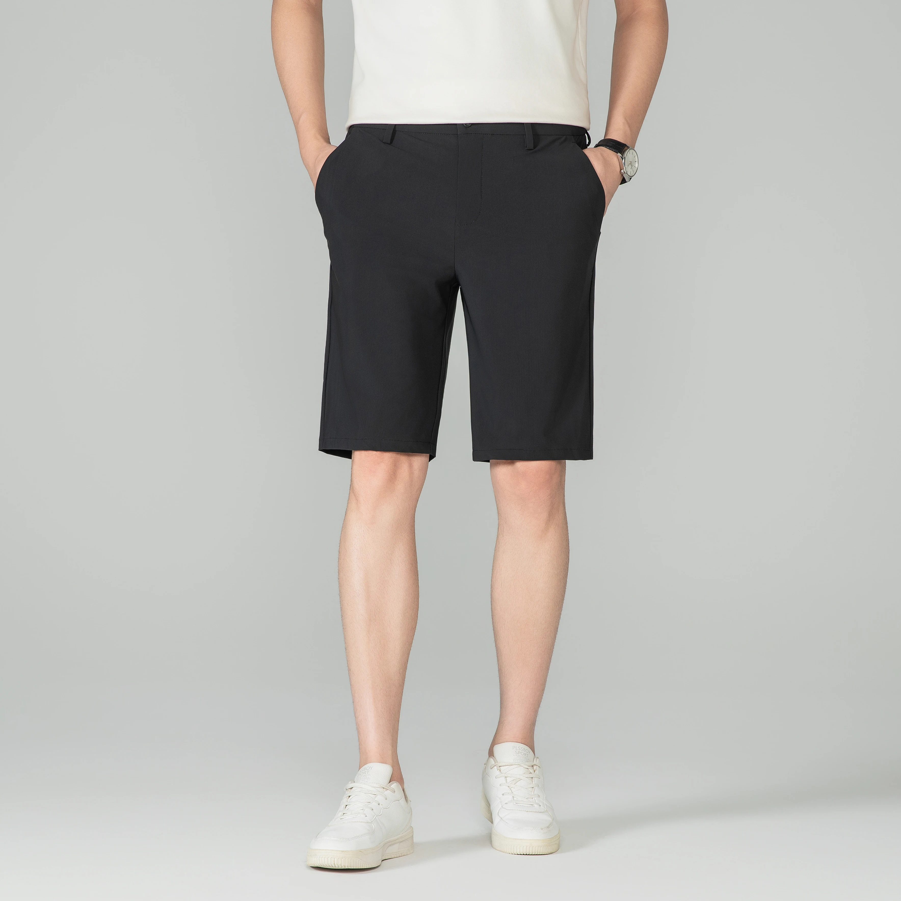 

Summer New Style Men's Fashionable Solid Color Versatile Breathable Lightweight Shorts/P-Knj349