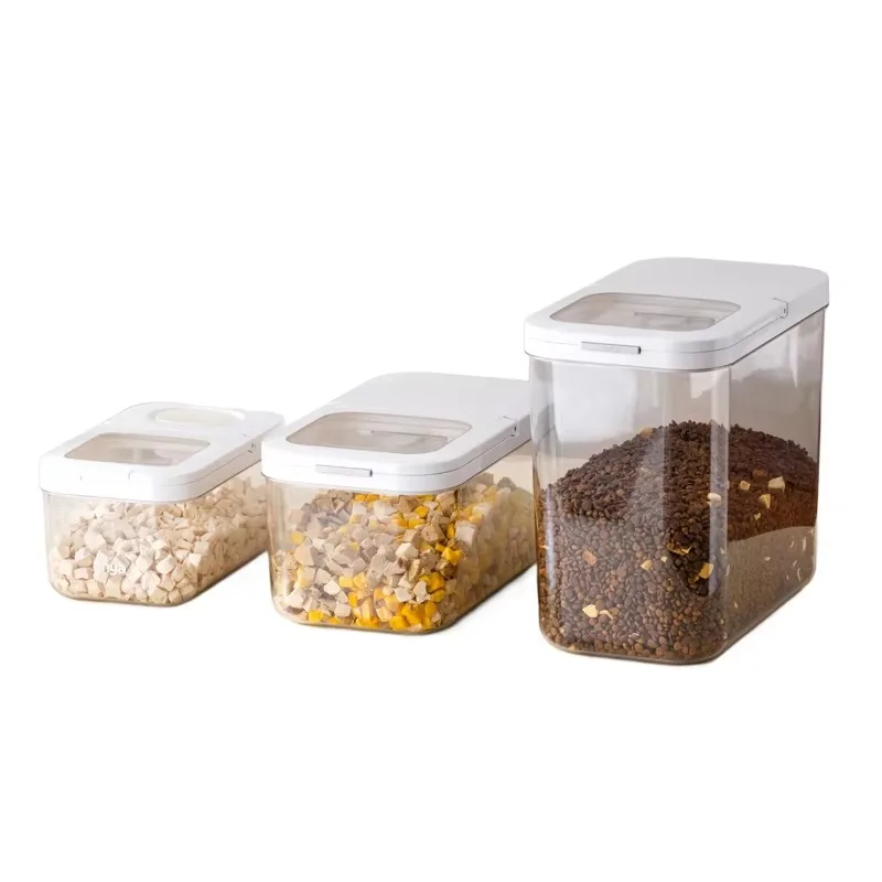 Sealed Storage Box for Pet Food Large Capacity Moisture-proof and Fresh-keeping Bucket Cat Food Dog Food Dry Storage Box 6L