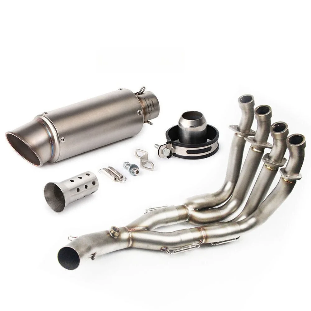 Für Yamaha YZF R6 2006-16 Komplettes Auspuffsystem 51mm Schalldämpfer Vorderes Verbindungsrohr Auspuffanlagen Auspuffrohre – Detail 5