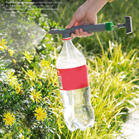 Manual High Pressure Air Pump Manual Sprayer Adjustable Drink Bottle Spray Head Nozzle Garde
