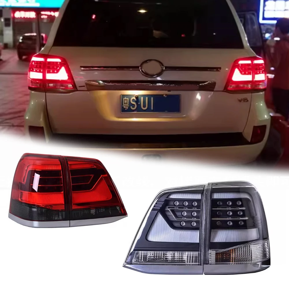 Hot LED Tail Lights for TOYOTA Land Cruiser LC200 07-15 led DRL Car Taillights Assembly Signal Auto Accessories Modified Lamp