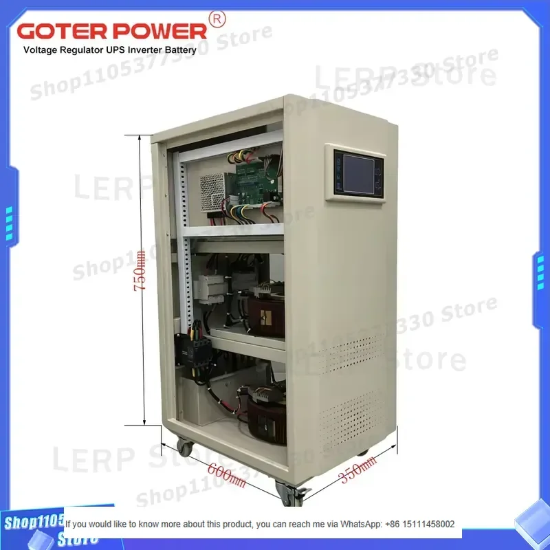 Factory Direct Three Phase AC 20KVA/16KW High Efficiency Contactless Voltage Regulator Stabilizer Surge Protection Customized