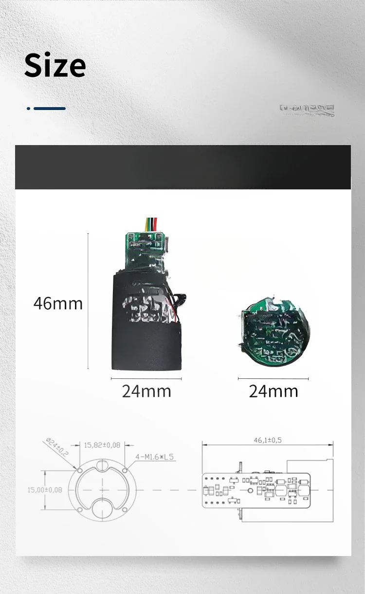 Small Measuring Analog Digital 600/800/1200M Laser Distance Meter Module Sensor Laser Rangefin