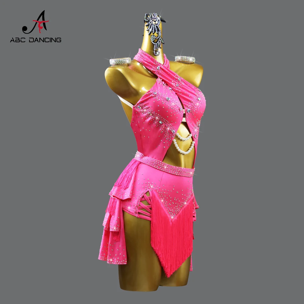 New Latin Dance Wear Women 2026 Party Dress Sexy Fringe Skirt Stage Dancewear Costume Sport Suit Samba Clothes Girls Outfit Prom