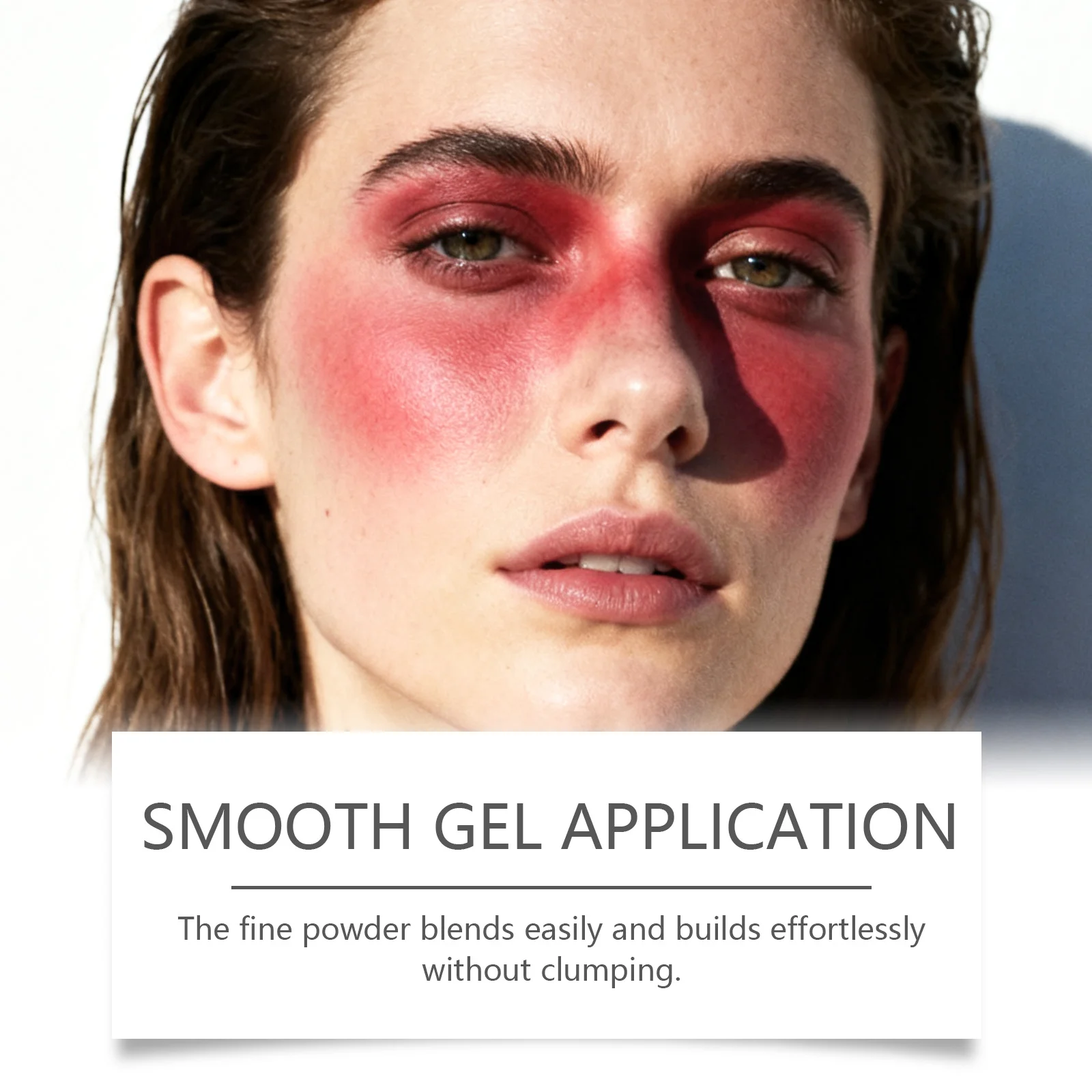 Palette di fard opachi Evidenziatore espandibile rosa pesca Durata Nuda Bassa saturazione Illumina il fard in polvere per trucco professionale