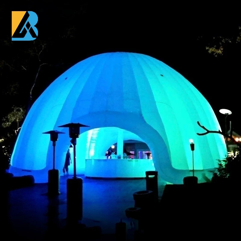 Custom Built LED Lights Igloo Tent Inflatable Large Dome for Sale Toys Outdoors