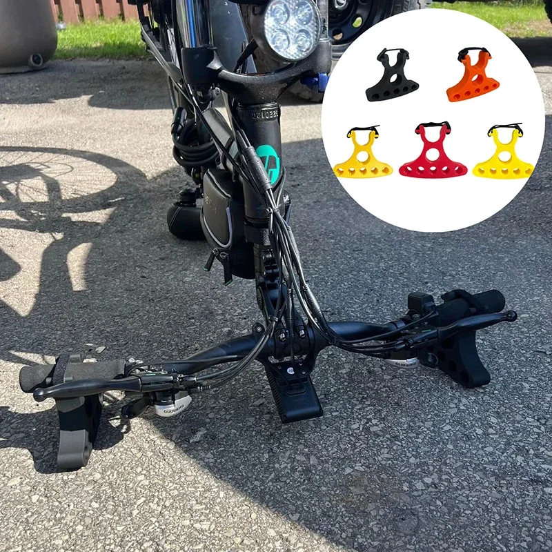 1คู่จักรยานHandlebar Stand Clip-On StabilizerสําหรับInvertedที่จอดรถStable Maintenanceเครื่องมือซ่อมจักรยาน