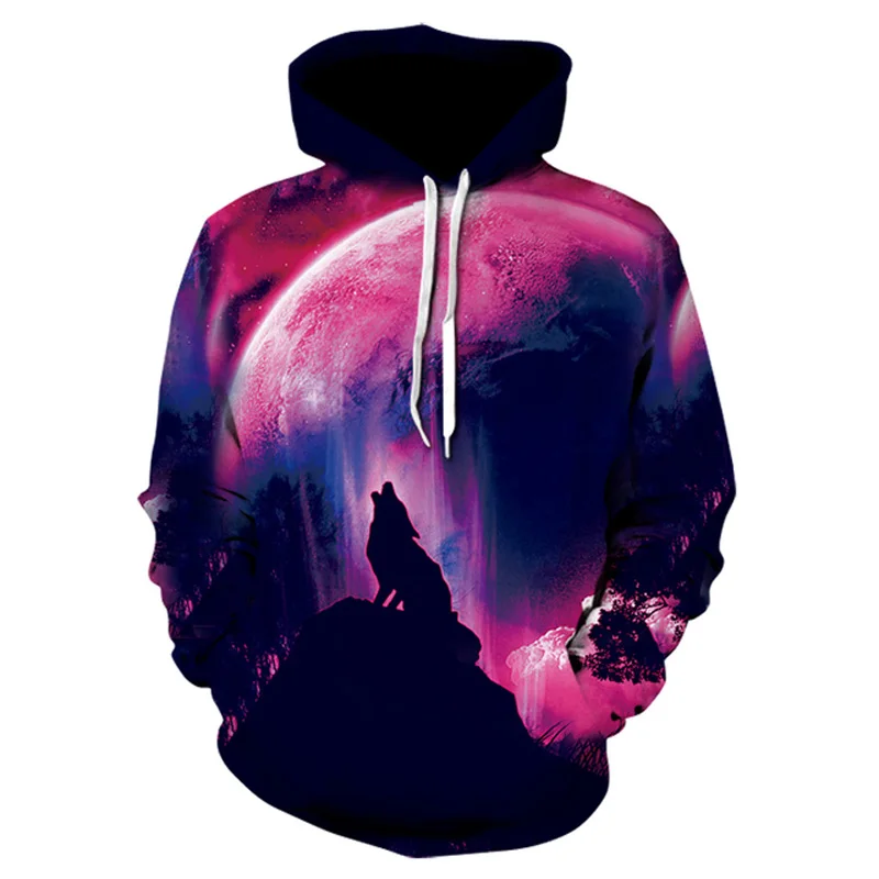 Wolf Fashion Style 3D Printed Hoodies Unisex Pullovers Hoodie Casual Sweatshirts Street Top Tracksuit