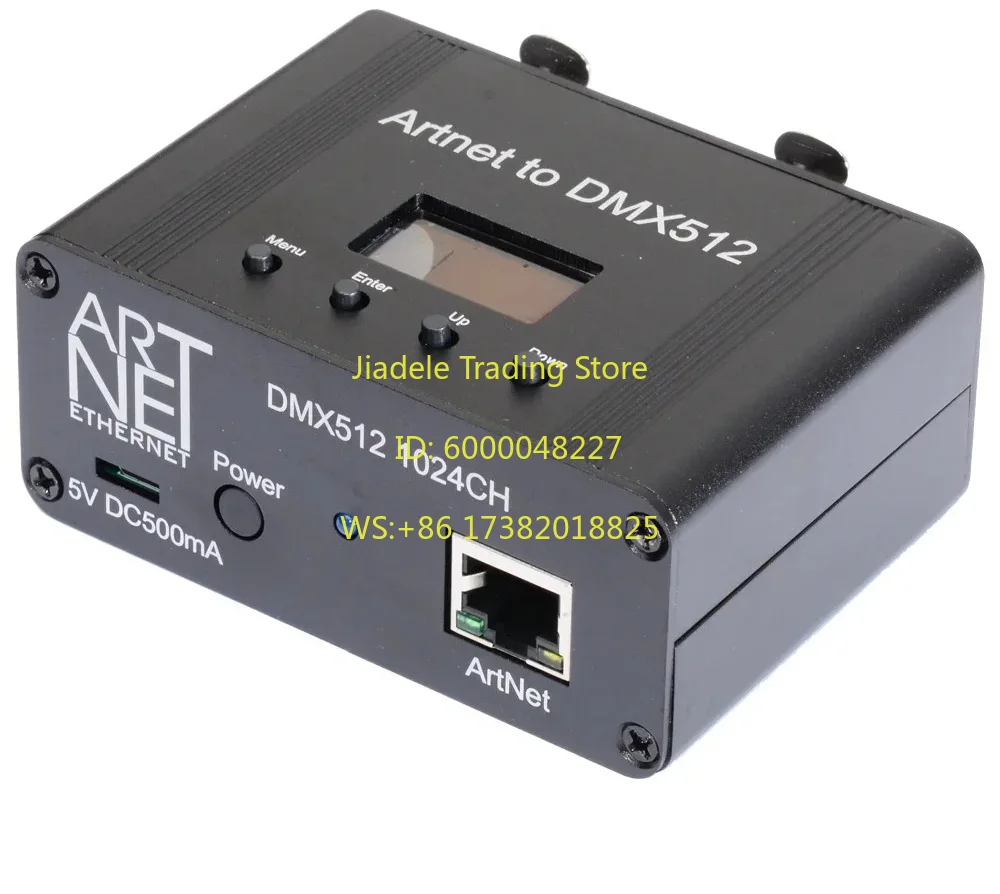 ArtNet DMX512 Ethernet Lighting Controller Interface 2 Universe 1024 Disco With MA2 Titan Freesytle