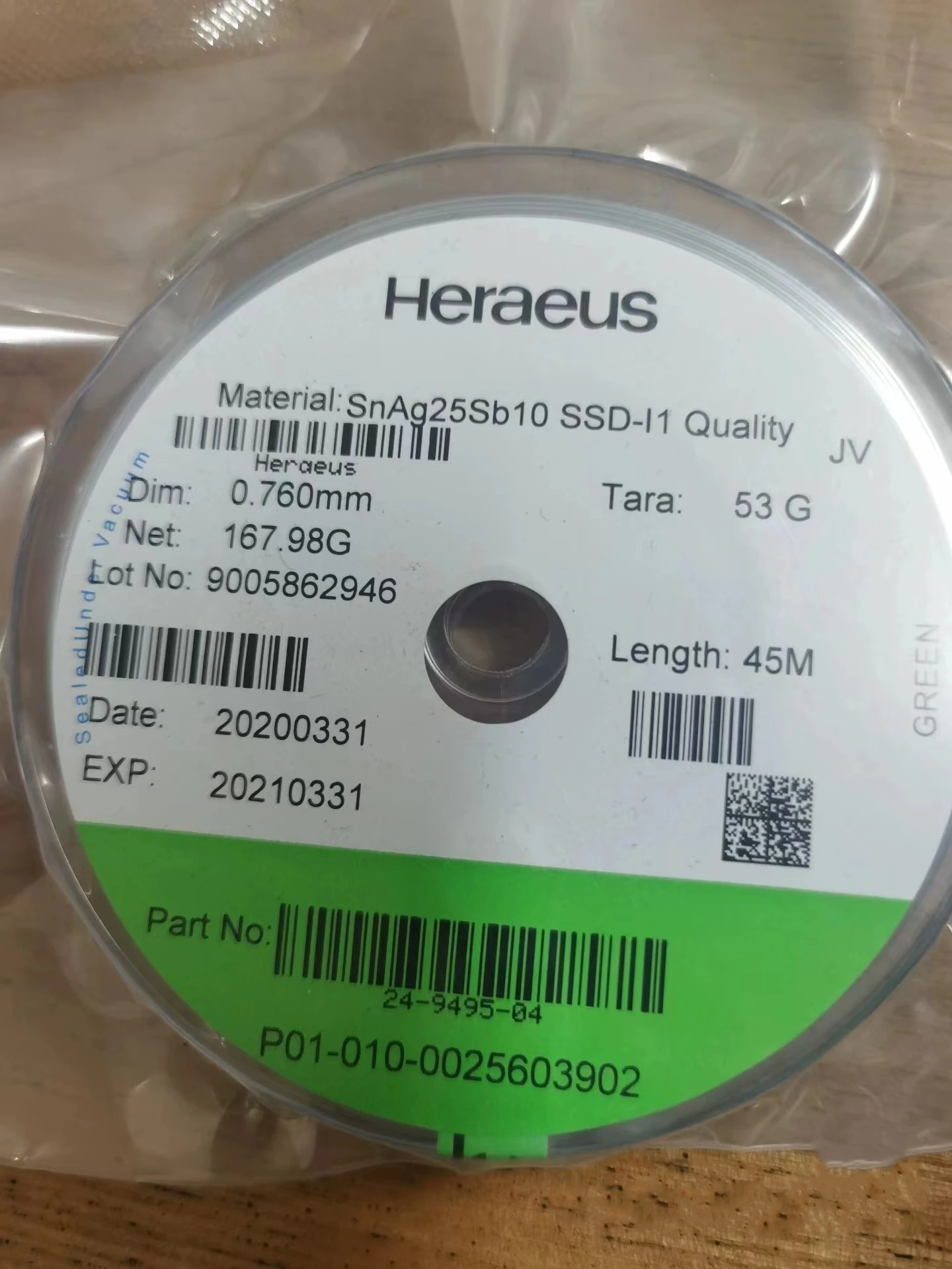 

5m German Heraeus Solder Wire Contains 25% Silver Solder Wire Diameter 1.0mm Specifically Designed For High-End Audio Systems