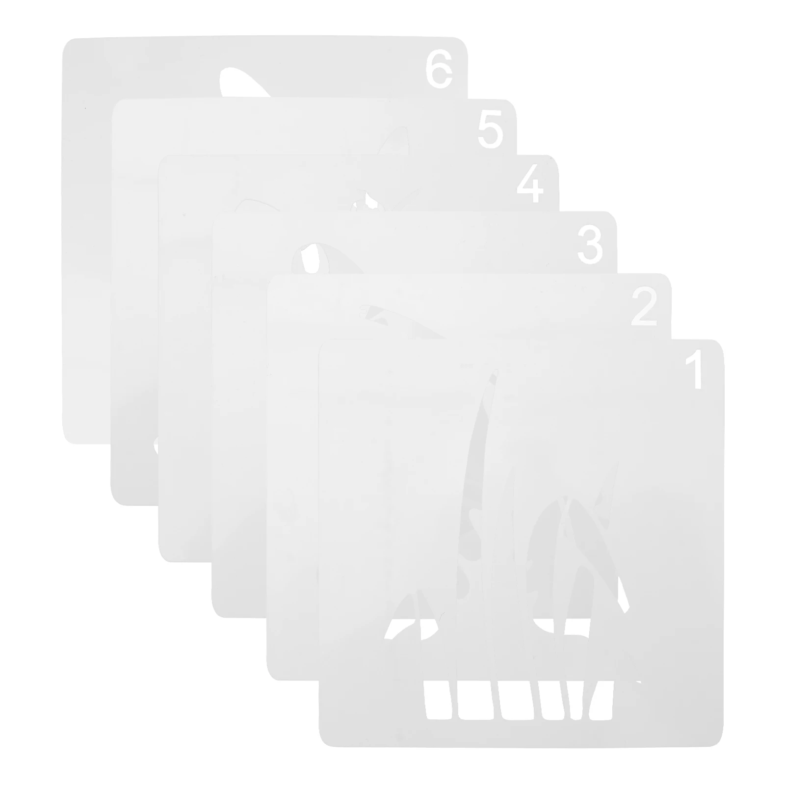 

12 Pcs Stencils Painting Templates Kids Painting Templates Drawing Skills Student Drawing Stencils Supplies Safe PET