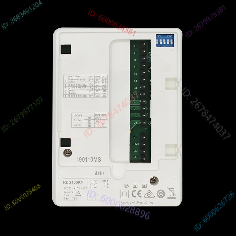 For New Room Thermostat RDG100KN With KNX Communication Built In Humidity Sensor And Control Switch