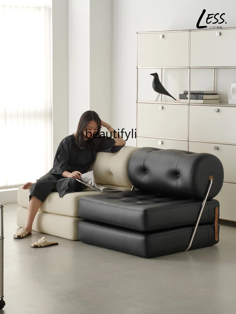 

Nordic Taji Sofa Living Room Single Lazy Sofa Sleeping Folding Bed
