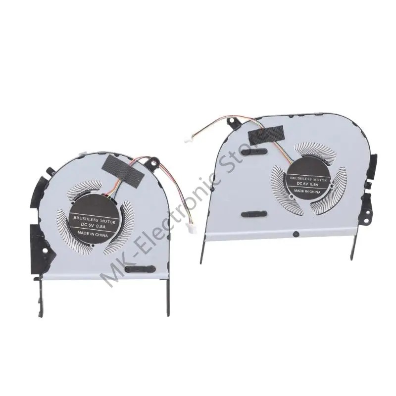 R2LF Replacement CPU GPU Cooling Fan For ASUS M7600 N7600 M6500 Laptop Stable Metal Construction Quiet Operating