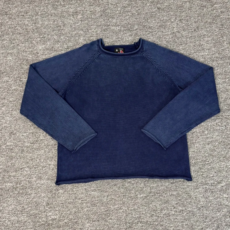 American Trend Derschutze Sweater Street Men's Casual High Quality Embroidered Pattern Knitted Pullover