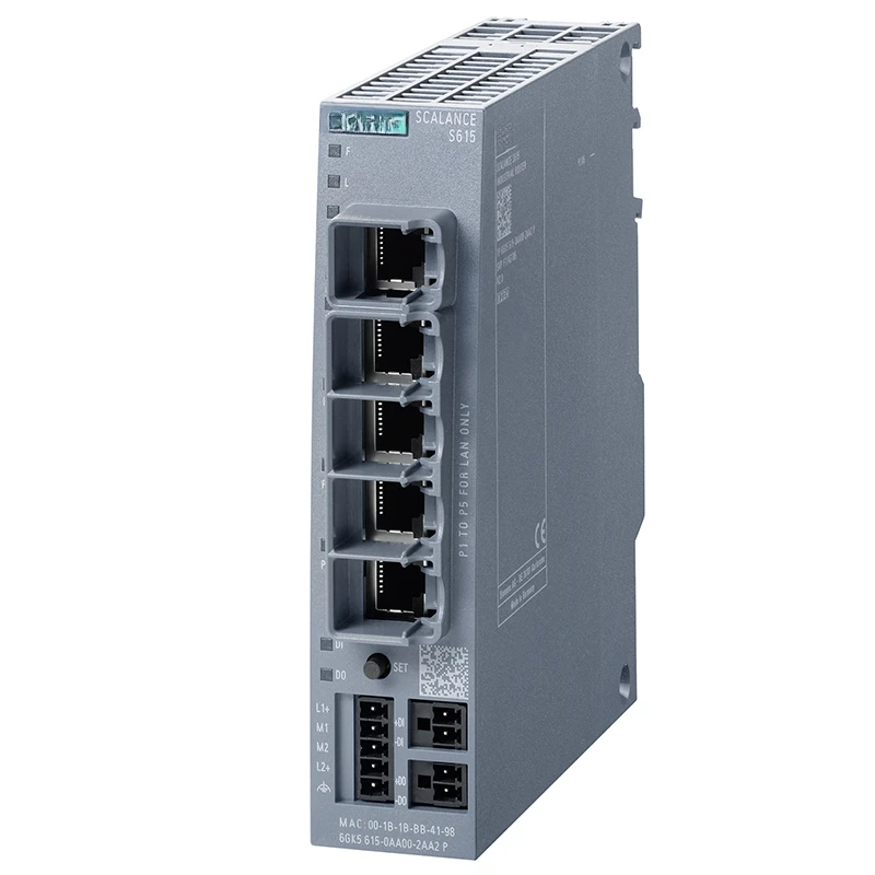 

Top Supplier Good Service Original New Industrial Controller PLC SCALANCE S615 LAN Router 6GK5615-0AA00-2AA2