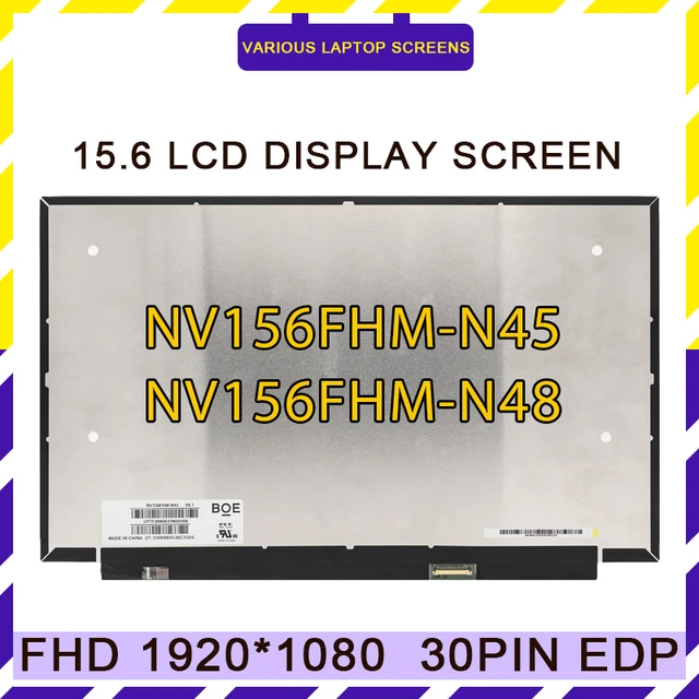 新品 BOE NV156FHM-N45 NV156FHM-N61 液晶パネル 1920*1080 コンピュータ