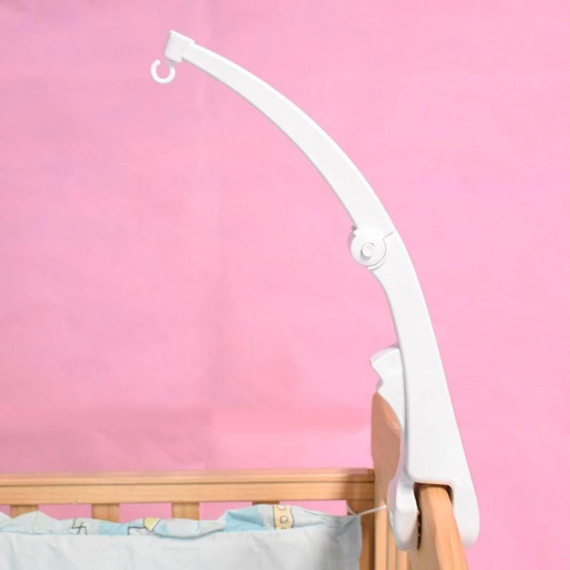 97BC Infant Mobile Toy Bed Durable Hanging Stand Rotary Bracket for w/ Screw Claw for Crib Stroller Bar Baby Newborn 1Mo