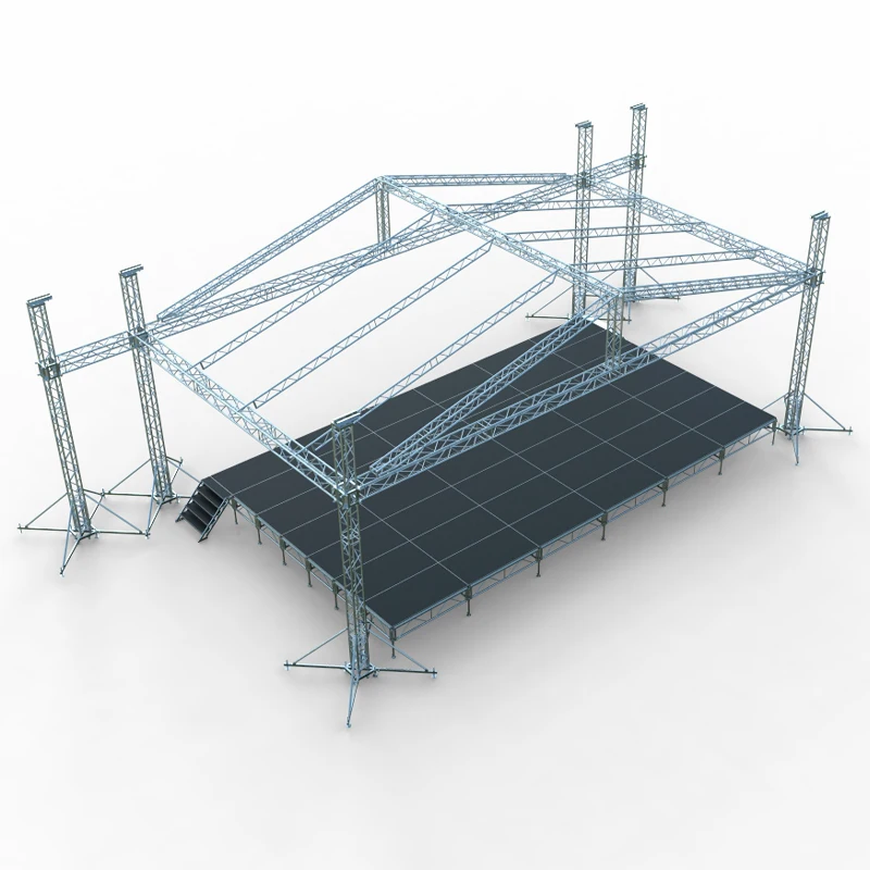 【Direct Factory Sale】Globally Popular Aluminum Truss Stage Roof System For Sound Speaker And Stage Lighting Equipment