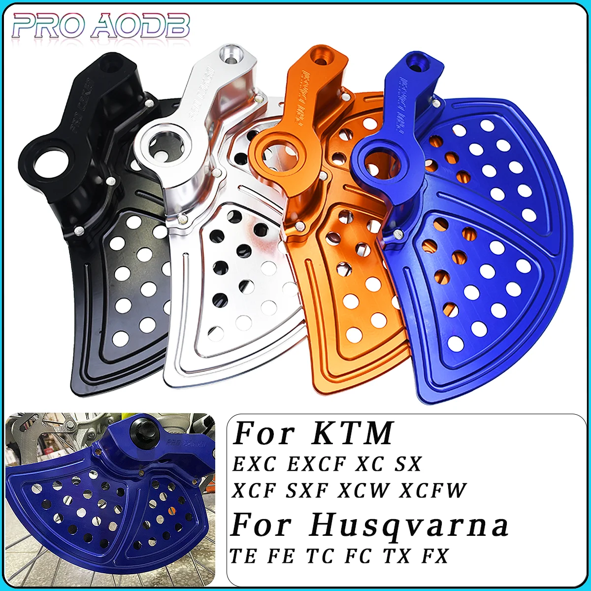 

CNC Front Brake Disc Guard Protector Cover For KTM XC XCF SX SXF EXC EXCF XCW Husqvarna TC TE FC FE TX FX 2015-2023 Dirt Bike