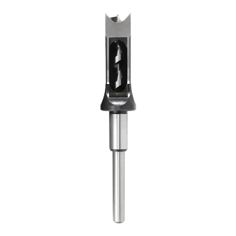 1Pcs 6-25mm HSS Square hole drill Woodworking Drill Auger Mortising Chisel Drill Set DIY Furniture Square Woodworking drill