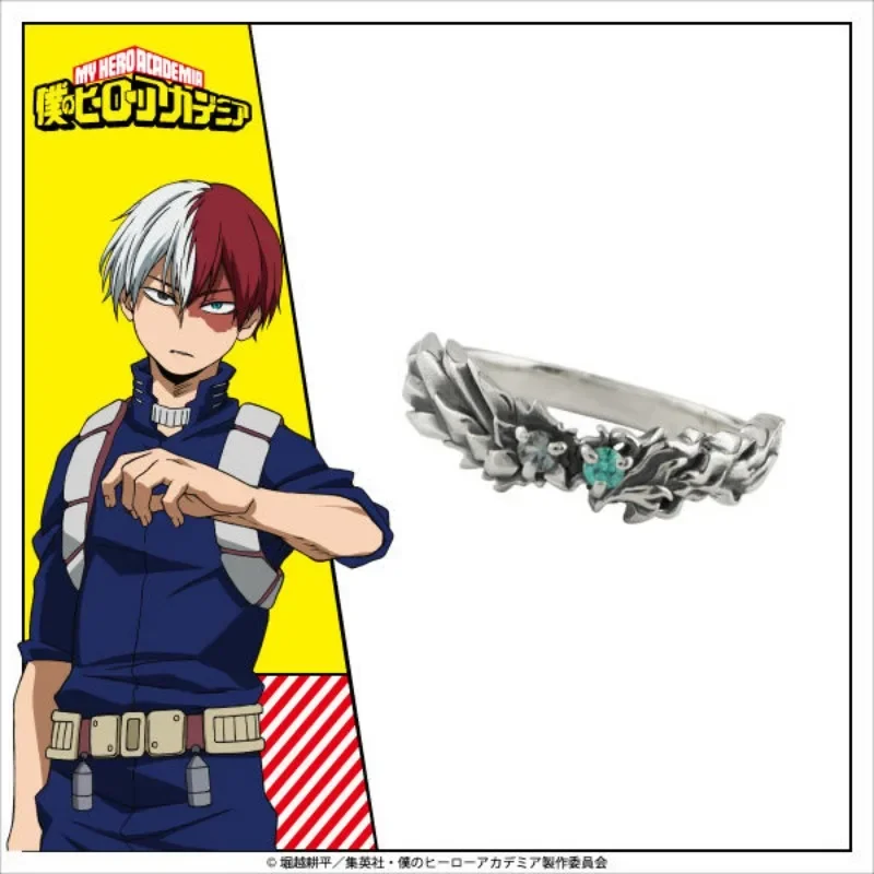 My Hero Academia Ring Bakugou Katsuki Rings for Women Todoroki Shoto Jewelry Party Fashion Trend Metal Accesorios Girl Gifts