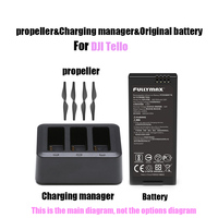 Original 1100mAh battery for DJI Tello/Tello EDU 3.8V flight battery,rechargeable butler,propeller for Tello drone accessories
