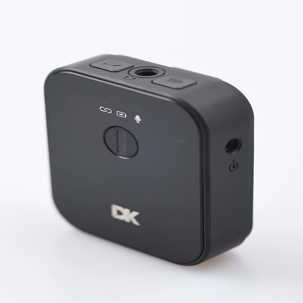 DK MP-9 Wireless Microphone Kit Intelligent Noise Reduction Wireless Lavalier Smart Microphone YouTube Live Video Interview