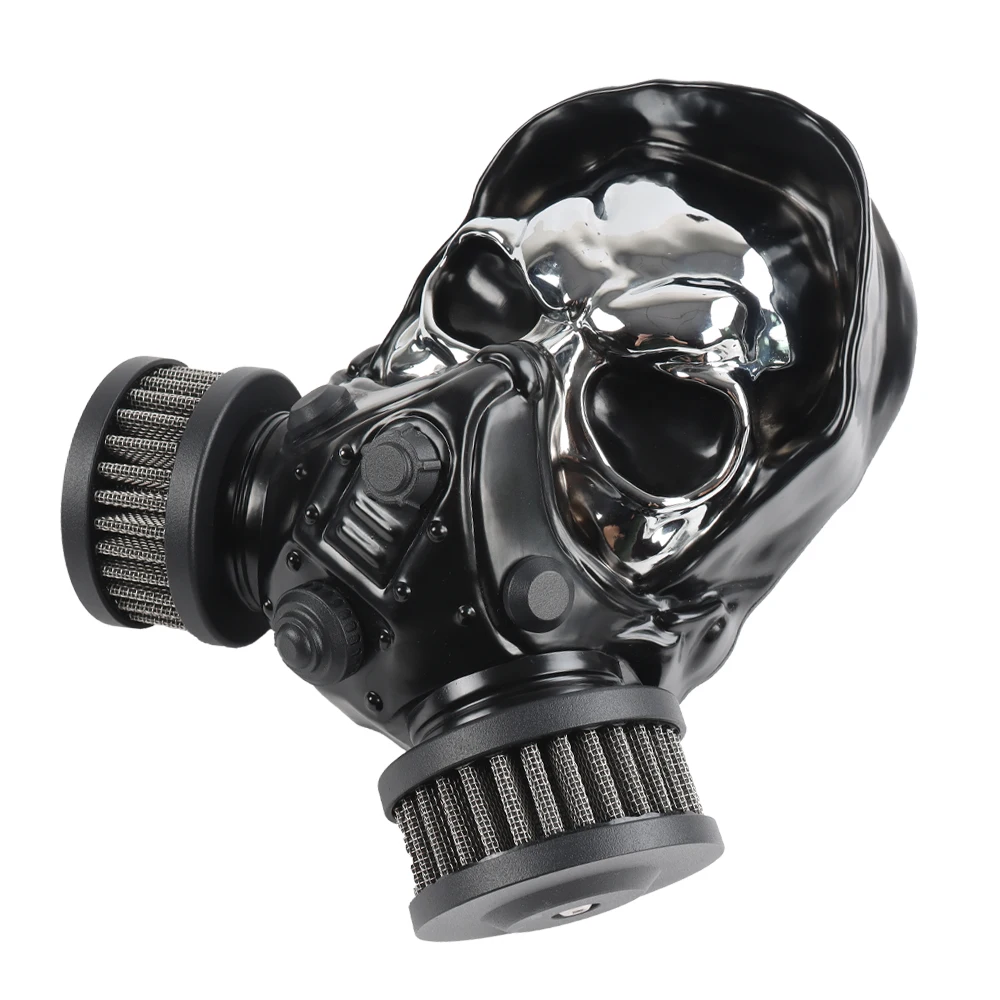 オートバイ スカル ハイパフォーマンス ハウフロー エアフィルター スポーツスター XL 2004-2023用