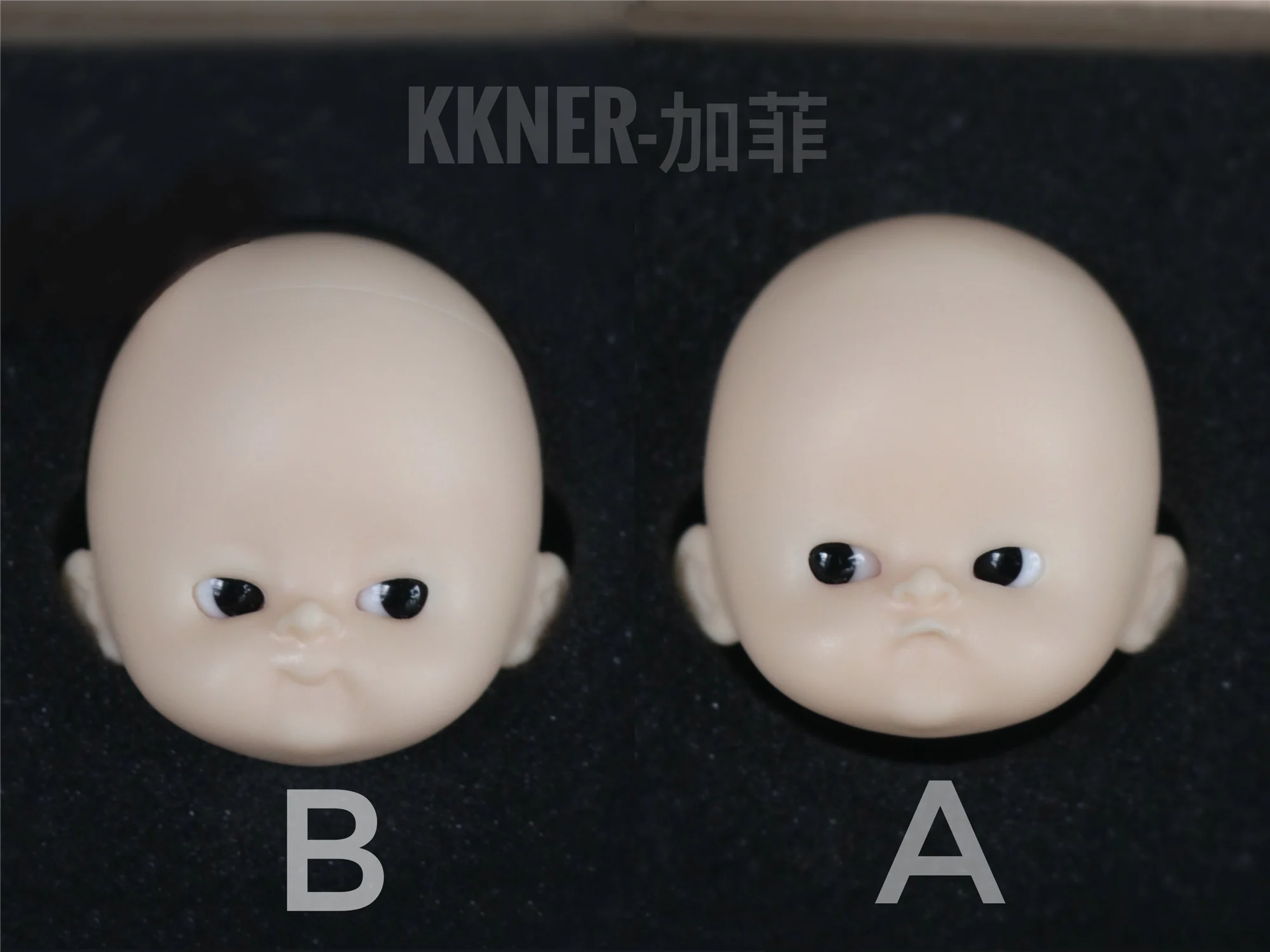 KKner Series Gaffey Gaffey A. B OB11 Clay Size BJD Octagonal Large Head Baby Head 1/12 Doll 14cm Height Resin Material Dolls