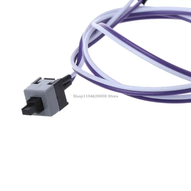 PC Computer Desktop ATX Power On Supply Reset Cable Cord Switch Connector