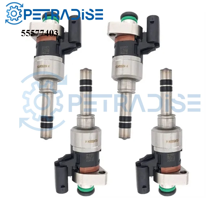 4PCS New Fuel Injectors For Chevrolet Cruze Equinox Malibu Buick Encore GMC Terrain 1.4L 1.5L 1.6L 16-19 Auto Parts OEM 55577403