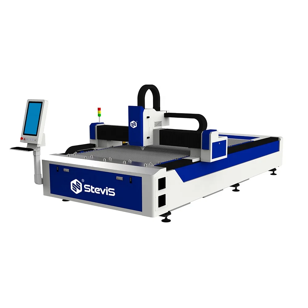 

Factory Price 1500 Watts CNC 3015 Fiber Laser Cutting Machine Industrial Equipment for Steel Metal Water Cooling AI BMP Cypcut