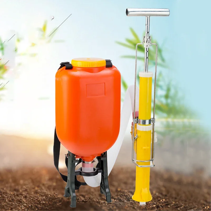 Backpack cropper roots Fertilizer Pedal model to Underground 6-16cm depth adjustable Manual Device