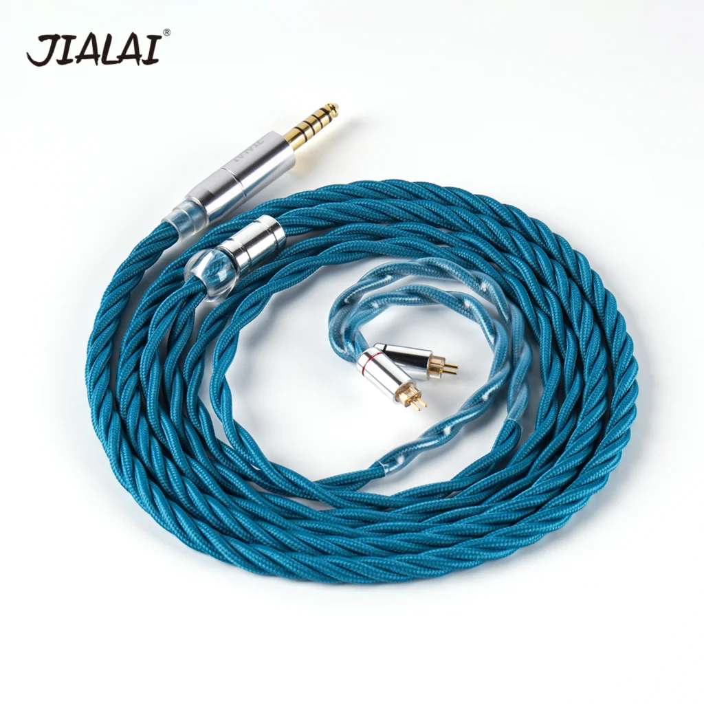 

JIALAI AzureBay Multi-material Mixed Imported Conductor 0.78 2Pin Earphone Wire Upgrade HiFi Audio Cable for Carat DB2 YDX IEM