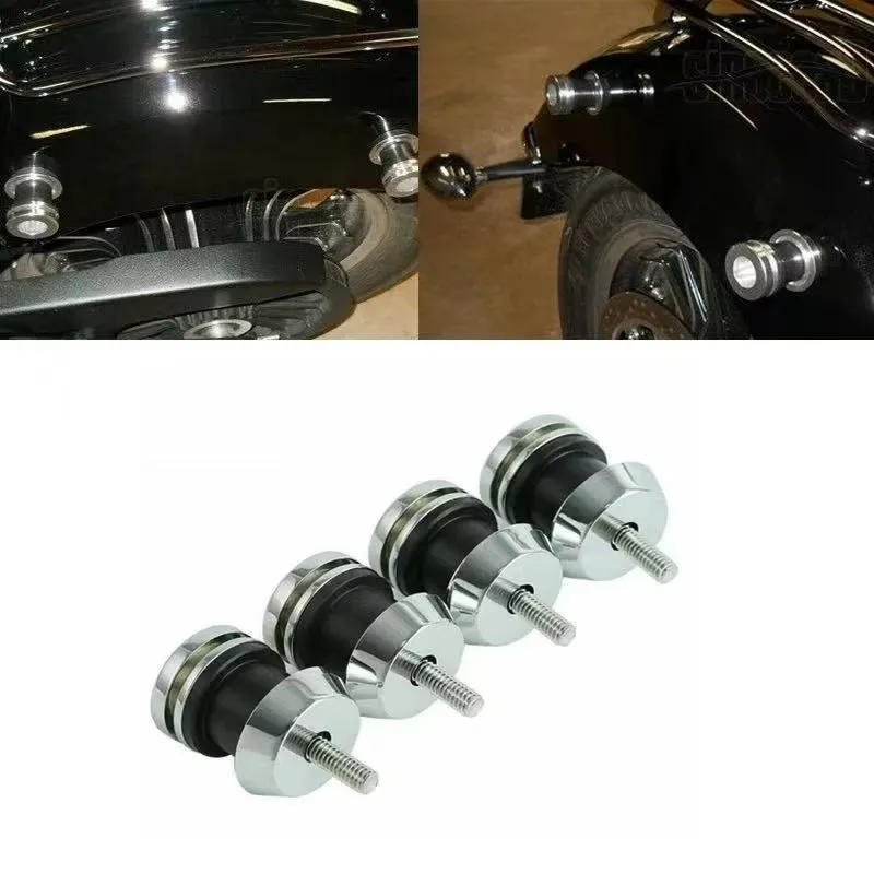 

Мотоциклетные быстроразъемные катушки для седельной сумки Sissy Bar (хромированные и черные) подходят для Indian Scout Bobber,vious, 2025 г.