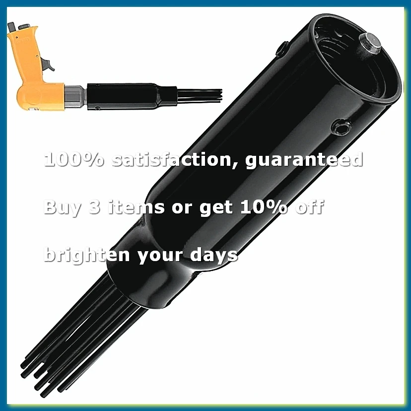 Needle-Scaler Attachment Air Tool, Air Hammer Descaling Needles-Heavy-Duty Pneumatic Rust Remover Tool