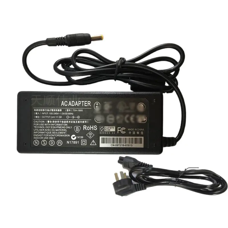 

24v 2A for Hongguang FB6000U 3200 AV220 AV3330 scanner BenQ F208 power adapter